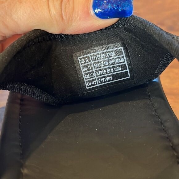 FitFlop Women's Lulu Sleek Straw Raffia Toe-Post Sandal, 11! - Picture 6 of 7